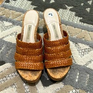 Dana Buchman 6 1/2 Billy Brown wedge.